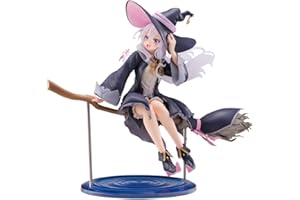 Ciyoulio Senderismo Witch The Journey of Elaina Figura Anime Bruja Estatua Linda Manga Niña Figuras Escritorio Anime Figura Elaina En La Escoba
