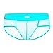 Produktbild DODOING Herren Sexy Low-Rise Transparent Slip String Tanga Netz Boxershorts Boxer Briefs Unterwäsche Unterhosen Reizwäsche Männer