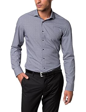 ETERNA Langarm Hemd SLIM FIT Popeline bedruckt