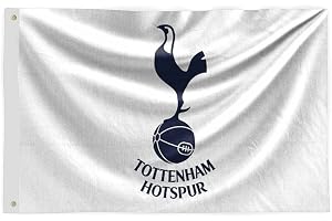 Tottenham Hotspur F.C. flagga CC, vit, 5x3