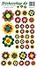 Produktbild Prilblumen Set - 39 Aufkleber in 5 Größen, Retro Style 70er Jahre Kult, Wandsticker
