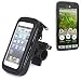 Produktbild K-S-Trade Fahrradhalterung für Doro 8031 Handyhalterung Halter Lenkstange Fahrrad Halterung Motorrad Bike Mount Wasserabweisend regensicher schwarz (1x)