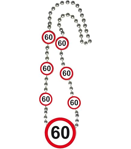 Ghirlanda Compleanno 60 Anni – Striscione 12 Metri Con Design Cartello Stradale – Per Decorazioni Festa - 4