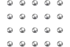 sourcing map 250 Piezas 2mm 440C Inoxidable Acero Rodamiento Bolas G25 Precisión