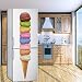 Produktbild JY ART Kühlschrank Tür Papier DIY Dekoration 3D Eistüte Wasserdichte Kühlschrank Aufkleber Küche Wandaufkleber, 60 * 150cm
