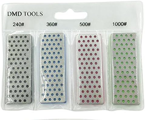 SkiMax Ski Snowboard Edges Diamond Files Plate Set Skiing Sharpeners Tunning 240 360 500 1000 Grit Stone