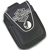Maße: 60 x 75 x 35 mm Zippo Gürteltasche Harley-Davidson, Zippo-Bag schwarz