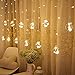 Produktbild REHYTSG LED-Schneeflocke-Kette mit heißem Licht, 6m40-Lampe, verrottete Kupferdrahtkette und schöner Ball, der eine angenehme Atmosphäre wünscht