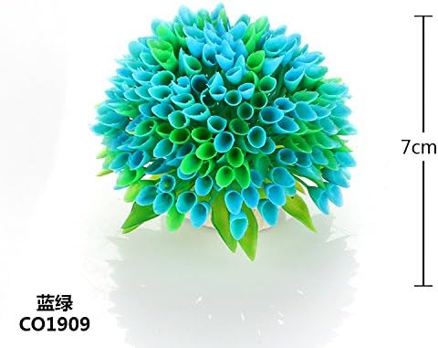 The false water simulation of the water aquarium landscaping decorating aquarium water plant before the middle of 5 false haystack,CO19 nut blue green