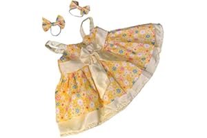 TEDDY MOUNTAIN Summer Dress Teddy Bear Outfit (16")