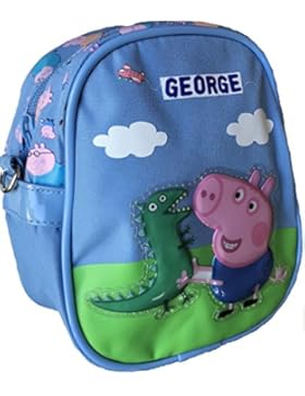 Peppa Pig George Mini Schulter Tasche mit George und Herr Dinosaurier