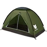 Night Cat BackPacking Tent Waterproof Lightweight 1 Man Person Easy Set Up Single Layer Tent for Hiking Camping