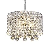 3. 【DISEÑO ELEGANTE】: esta iluminación de cristal con un moderno diseño en capas, que es absolutamente hermoso. Es adecuado para sala de banquetes, vestíbulo del hotel, bar, pasillo, sala de estar, comedor, dormitorio, escaleras.