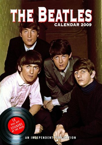 Beatles 2009 Wandkalender mit Stickern