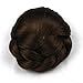 6 colors Braided Clip In Hair Bun Hair Chignon Donut Roller Hairpieces 1pc (2009)