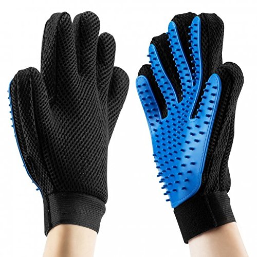 Omorc 26-020-611x2, Guantes de Masaje para Perros/Gatos, Material Transpirable, 2 Unidades