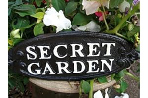 HEAVEN SENDS Żeliwny ogród patio tablica ścienna znak sekretny ogród