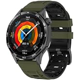 Rongep Huawei ile Uyumlu Mecha Style 22mm Kordon GT6/GT6 Pro/GT5/GT5 Pro/GT4/GT3/GT3 Pro/GT2/GT2 Pro 46mm i&ccedil;in Nefes Alabilen