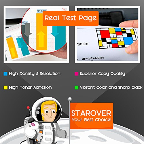 STAROVER Cartuchos de t ner compatibles de color de reemplazo para 126A CE310A CE311A CE312A CE313A para HP Colour LaserJet Pro CP1025 CP1025NW CP1020 HP LaserJet Pro 100 Color MFP M175 M175A M175NW HP TopShot LaserJet Pro M275 M275A M275NW Impresora - 1 Negro 1 Cian 1 Magenta 1 Amarillo reviews STAROVER Cartuchos de t ner compatibles de color de reemplazo para 126A CE310A CE311A CE312A CE313A para HP Colour LaserJet Pro CP1025 CP1025NW CP1020 HP LaserJet Pro 100 Color MFP M175 M175A M175NW HP TopShot LaserJet Pro M275 M275A M275NW Impresora - 1 Negro 1 Cian 1 Magenta 1 Amarillo