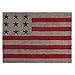 Lorena Canals Washable Rug (Flag American/Linen/Red)