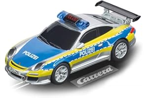 Carrera 20064174 Carrera GO!!! Porsche 911 GT3 Policja tory wyścigowe i licencjonowane wyścigówki do 2 graczy dla chłopców i dziewcząt od 6 lat i dorosłych