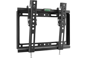 SUPTEK Soporte de Pared para TV de 14-32 Pulgadas de LCD/LED/Plasma, Inclinable Ultra Delgado con Carga de 25kg VESA MAX 200 x 200mm, MT3202