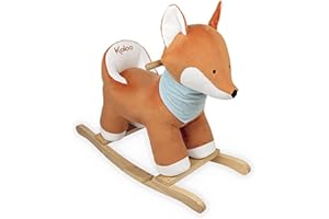 KALOO - Les Amis - Balancín de Zorro Paprika, Altura del Asiento de 35 Cm, A Partir de 12 Meses de Edad, K970001