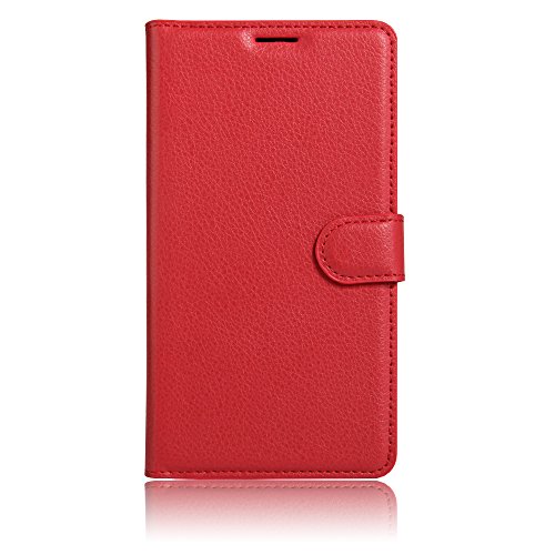 Huawei Nova Hülle,IVSO Hohe Qualität Case Folio Tasche Cover-mit Standfunction, ist für Huawei Nova Smartphone (5,0 Zoll) (Für Huawei Nova, Rot) - 2