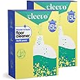 Cleevo Natural Disinfectant Floor Cleaning Liquid (10L Refill Pack) | Eco-Friendly, Non-Toxic & Pet-Friendly, Disinfectant Floor Cleaners Liquid | Powder to Liquid Surface Cleaner | (Zesty Lemon)