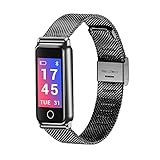 smart watch 2019 ultradünne intelligente Armband, Aktivität Tracker/Information Push/Herzfrequenz Schlaf Überwachung Sportuhr, Pedometer Unisex Android und iOS (DREI Farben optional)