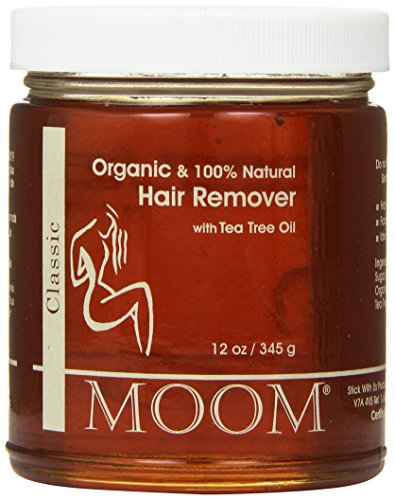 Moom Certified Organic Hair Remover with tea Tree Refill Jar 12 oz