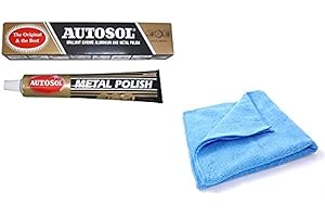 CASEIER 1 x 75ml Tube Solvol Autosol And Microfibre Cloth Chrome Ali & Metal Polish