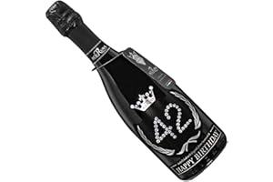 Acuruna Vino Spumante Birthday with Rhinestones 0.75 L Elegant Birthday Gift Present for Men and Women (42)