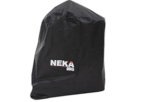 JJA NEKA 158971 Housse Barbecue 95x62x95 cm, Noir