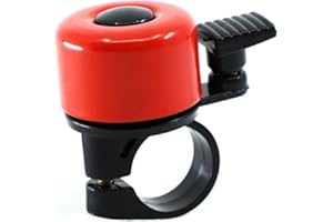 CRAZY SAFETY Campanello da Bicicletta per Adulti e Bambini - Campanello da Montare a Destra o a Sinistra del Manubrio - Per Tutti i Manubri di MTB, BMX, Monopattini, Tricicli e Molto Altro - Segnalatore Acustico