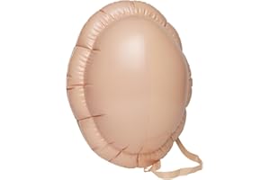 Smiffys Santa Big Belly Inflatable, 90cm (36 inch) Santa Claus Accessory, Flesh Colour Father Christmas Belly Stuffer inflates