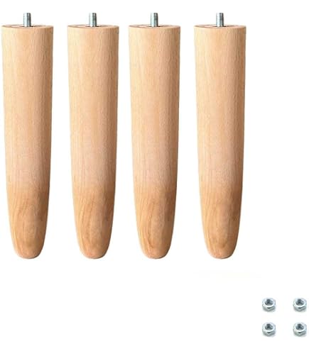 Margot Camaleonte Cilindro – Set di 4 Piedi di Rete, Legno