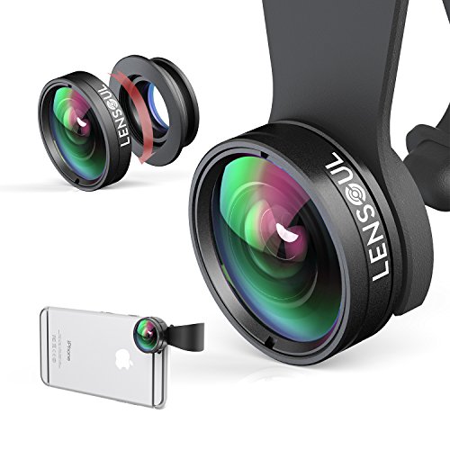 iPhone-Lens-LENSOUL-Fisheye-Wide-Angle-Macro-Lens-3-in-1-Clip-on-Cell-Phone-Camera-Lens-Lens-Kit-for-iPhone-Samsung-Android-Smartphones-Tablets