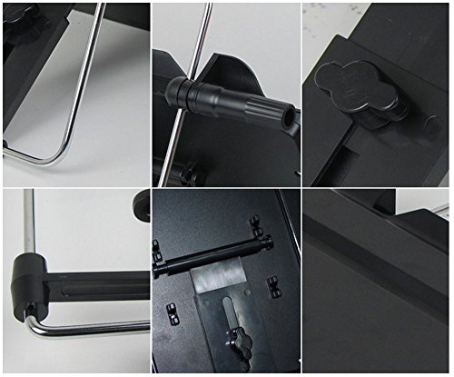 Saflyse 2016 Multifunktion Auto Laptop Klapptisch Tischhalterung Autohalter mit Schublade mit ipad positionsrasten für Auto Rücksitz Kopfstütze und Lenker (1pcs) - 5