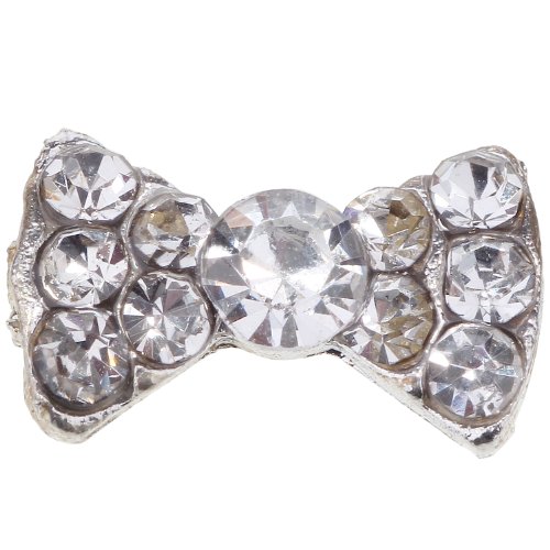 350buy 20x 3D Clear Alloy Rhinestones Bow Tie Nail Art DIY Decorations
