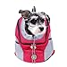 Price comparison product image GUOWEIKD's store Shoulder Carriers Rucksack Padded Portable Bags Front facing Adjustable for Walking HikingTragbarer Reise-Rucksack für Haustiere, rosarot