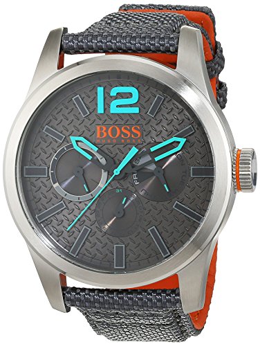 BOSS Orange Herren-Armbanduhr PARIS Analog Quarz Textil 1513379 BOSS Orange Herren-Armbanduhr PARIS Analog Quarz Textil 1513379