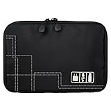 WANDF USB Drive Cable Organizer Bag Portable Universal Electronics Accessories C