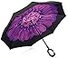 SurprizeMe Purple Flower Inside Out Inverted Designer Umbrella RS.1099.00