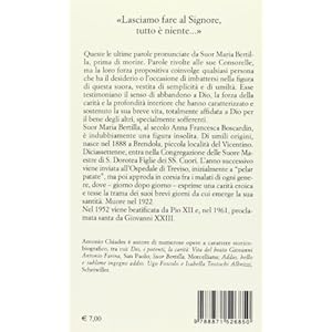 Tutto è niente. Vita di santa Maria Bertilla