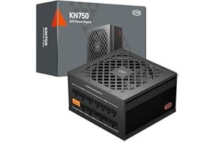 PCCOOLER CPS Alimentatore di rete completamente modulare, 750 W ATX 3.1, 80 Plus Gold, PCIe 5.1 12 V-2 × 6, condensatori giapponesi, cavo ultra flessibile, 5 anni di garanzia (KN750)