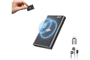 disoidoe 64GB (1800H Storage) Magnetic Voice Activated Recorder, Dictaphone with DSP4.0 Intelligent Noise Reduction, Recording Device Supporting OTG & HD Audio, Voice Recorder for Meetings Lectures