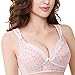 HOEREV Cotton Soft Nursing Maternity Non-wired Breast Feeding Bra