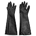 Produktbild Bluelover Lange Rubber Latex Anti-Erodieren Handschuhe Säure Alkali Chemische Schützende Handschuhe - Schwarz
