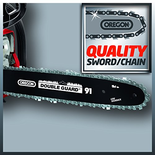 Einhell Benzin Kettensäge GC-PC 1535 I TC (1,5 kW, 35,0 cm Schwertlänge, 21 m/s Schnittgeschwindigkeit, inkl. Mischflasche, Schwertschutz) - 3